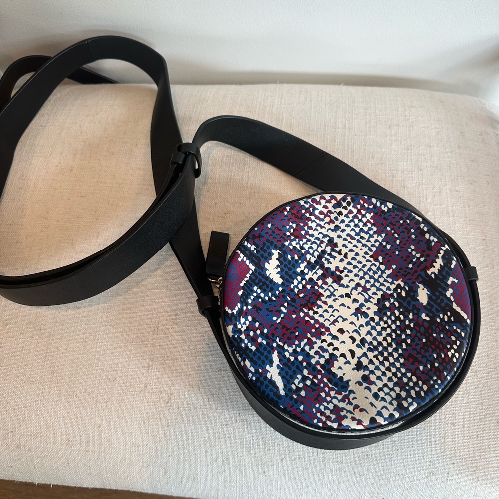 Diane Von Furstenberg Black and Multicolor Crossbody Bag